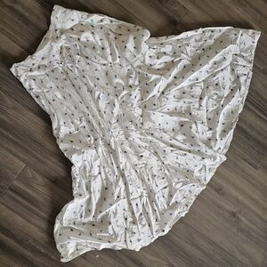 VINTAGE | Embroidered V-waist princess skirt